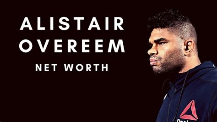 Alistair Overeem Net Worth: A Deep Dive into the Career and Earnings of the MMA Legend