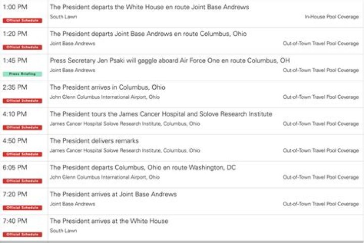 Biden's Daily Routine: A Comprehensive Guide to His Schedule