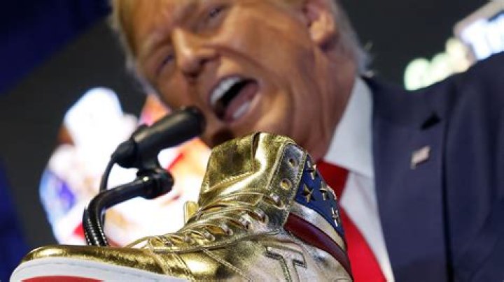 Trump's Trump Shoes Unveiled at Sneaker Con