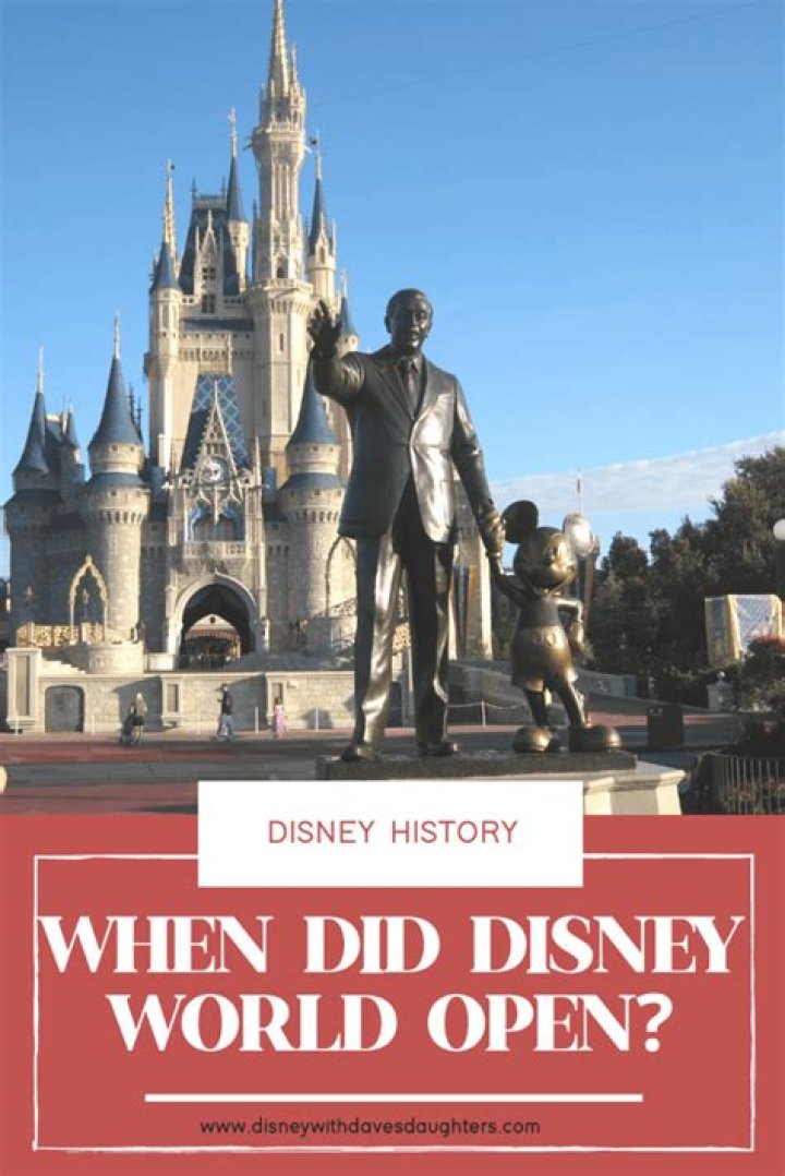 When Did Disney World Open Its Gates of Enchantment?